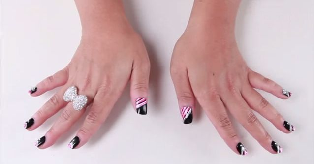Kiss Back to School nail art tutorial